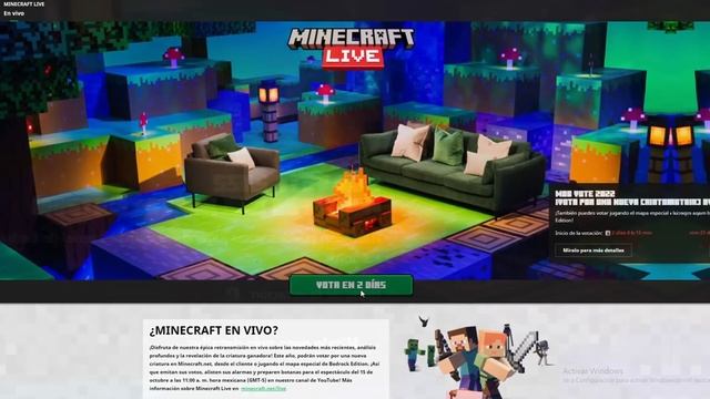 ¿ COMO VOTAR EN MINECRAFT LIVE 2022 ? MINECRAFT JAVA Y BEDROCK - VOTACIONES MINECRAFT 2022 смотреть онлайн