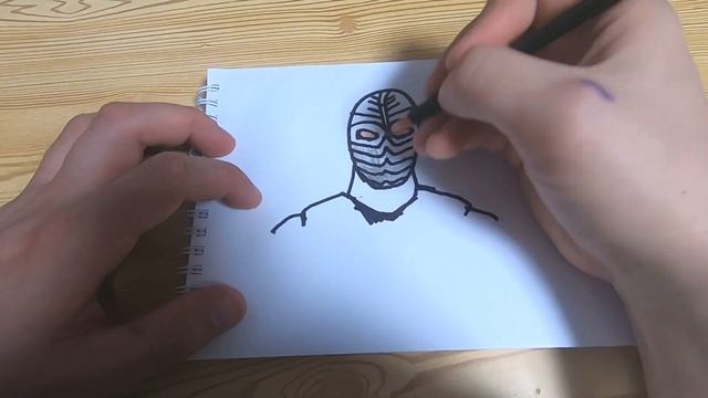 How to draw a Scorpion from mortal kombat Easy. Как легко нарисовать скорпиона из мортал комбат смотреть онлайн