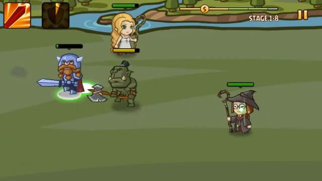 Pocket Heroes Gameplay Walkthrough - Stage 1-8 for Android/IOS смотреть онлайн