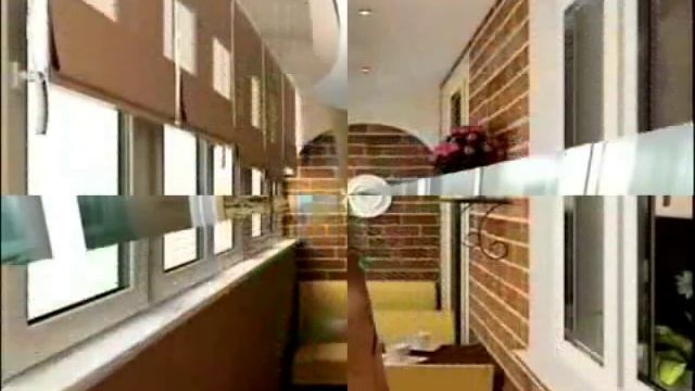 Дизайн интерьера лоджии.