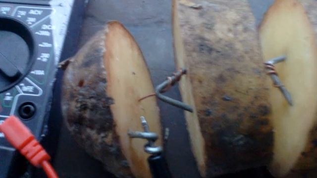 Вырабатываем электричество из картошки смотреть онлайн