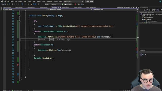 Beginner's Guide to Exception Handling in C# смотреть онлайн