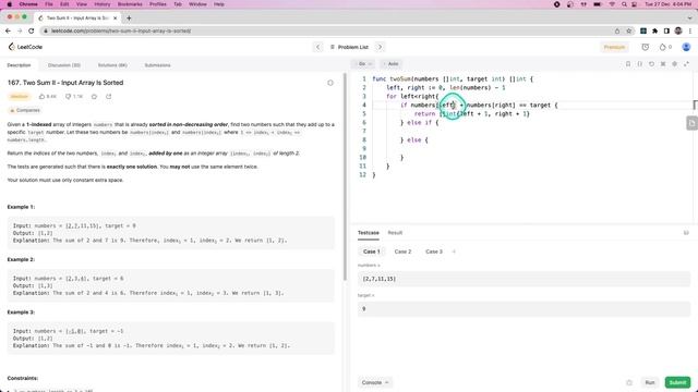 Two Sum II Input Array Is Sorted | Leetcode | Golang | Go 50 смотреть онлайн