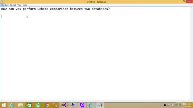 How can you perform Schema comparison between two databases | SQL Server DBA Interview Questions смотреть онлайн