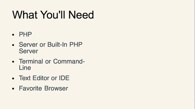 PHP Testing Basics: Requirements смотреть онлайн