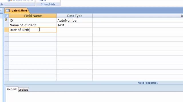 How to write date of birth in microsoft access in hindi смотреть онлайн