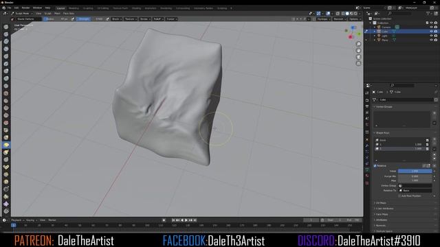 Melting objects in blender easy!!! смотреть онлайн