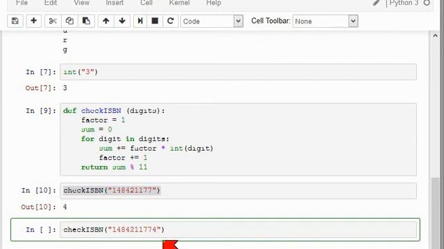 ISBN in Python смотреть онлайн