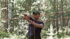 Полиспаст. Навесная переправа. Узел булинь. Работа с верёвкой. bowline knot
