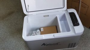 Мобильный холодильник Alpicool MK25 (25L).  Двухкамерный 12/24/110/220V.