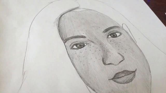 Как нарисовать портрет/ учусь рисовать портрет смотреть онлайн