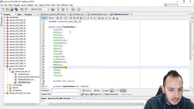 Ejercicios Java - POO #18 - Tabla tipo de pokemon (enumerados) смотреть онлайн