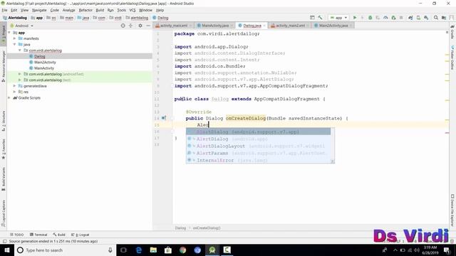 Alert Dialog In Android Studio | Custom Dialog In Android Studio смотреть онлайн