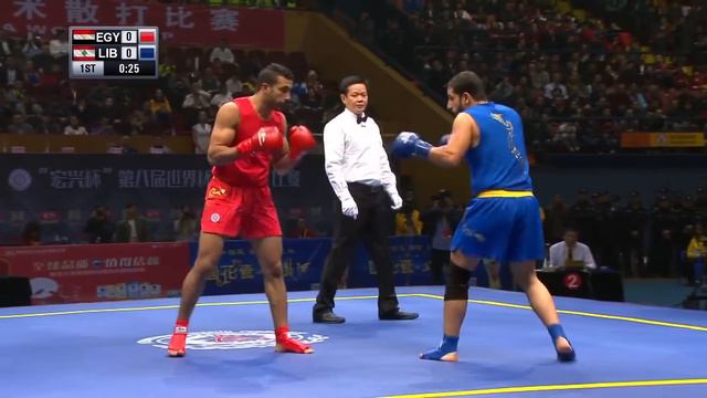 Sanshou Sanda 2016 World Cup Semi Finals Egypt vs Libya 75 Kg Men смотреть онлайн