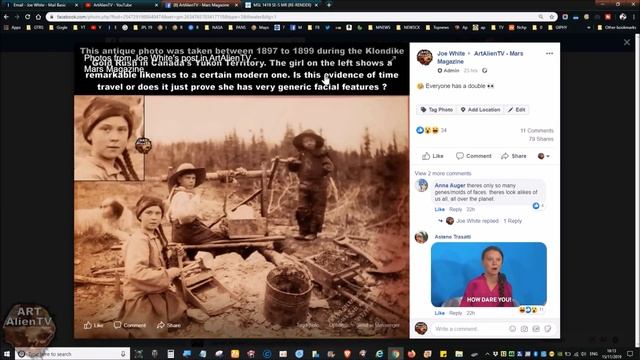 Greta Thunberg Found in 120 Year Old Photo ? ArtAlienTV смотреть онлайн