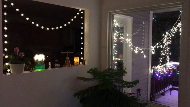 наше новогоднее убранство 2019 - дубль 3 - снег вечером 19-го января смотреть онлайн