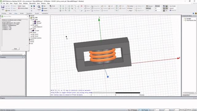 Ansys Maxwell 3D - Magnetic core saturation current - Simulation and calculations смотреть онлайн