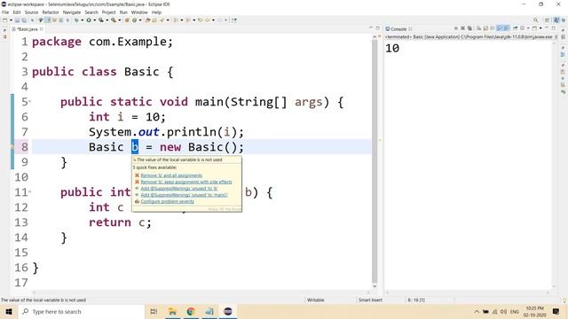 P3 - Java Basics for working with Selenium WebDriver | తెలుగు | смотреть онлайн