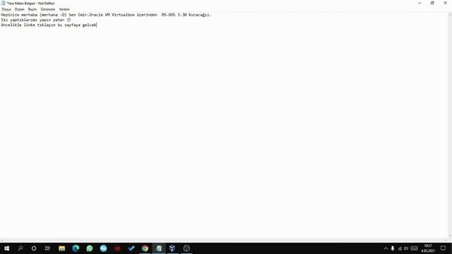 Oracle VM Virtualbox Üzerinden MS DOS 3.30 Kurulumu смотреть онлайн