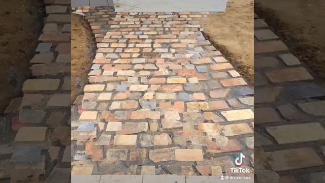 Дорожки из кирпича своими руками ?? смотреть онлайн