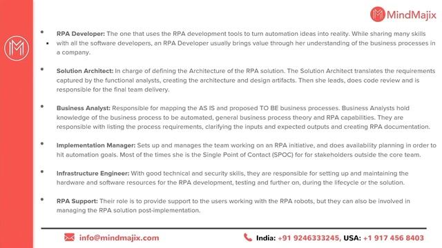 RPA Business Analyst Training | RPA Business Analyst Certification Course - MindMajix смотреть онлайн