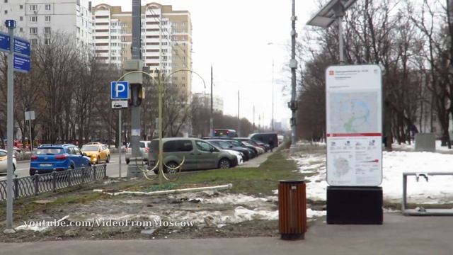 Электробус с811 на Кленовом бульваре // Москва, 24 февраля 2022 года смотреть онлайн