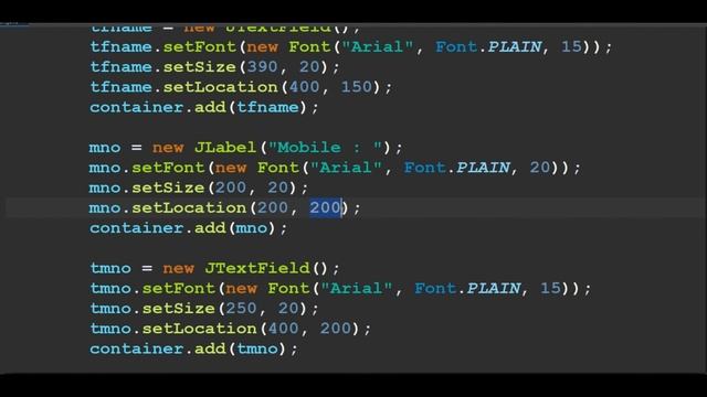 Student Registration Form | Student Registration Form Using Java Swing смотреть онлайн