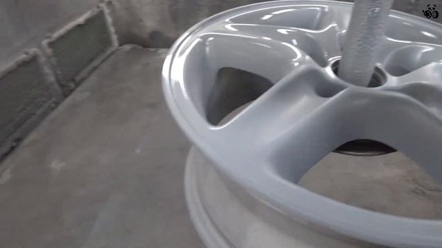 Покраска дисков в крупное серебро. Покраска дисков своими руками