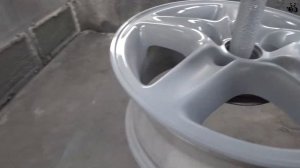 Покраска дисков в крупное серебро. Покраска дисков своими руками