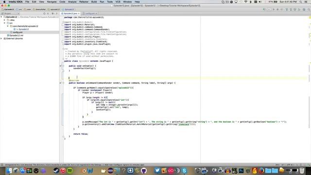 Bukkit Coding: Episode 12 - Config File ( BUKKIT CODING ) смотреть онлайн