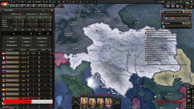 АВСТРО ВЕНГРИЯ СЕТЕВАЯ ПАРТИЯ В HEARTS OF IRON 4 смотреть онлайн