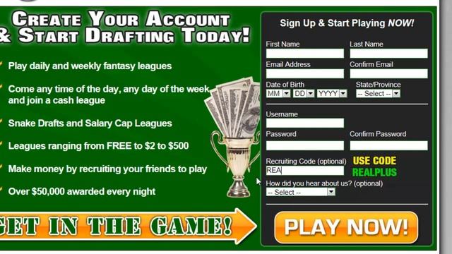 Draftstreet Recruiting Code смотреть онлайн