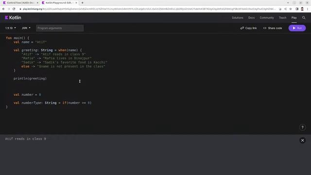 Basic Programming in Kotlin: Control flow: when: Class 8 смотреть онлайн