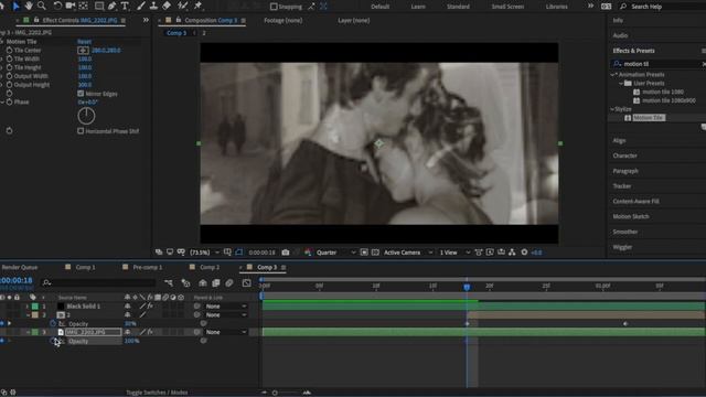 BASIC fade-in transitions | after effects tutorial смотреть онлайн