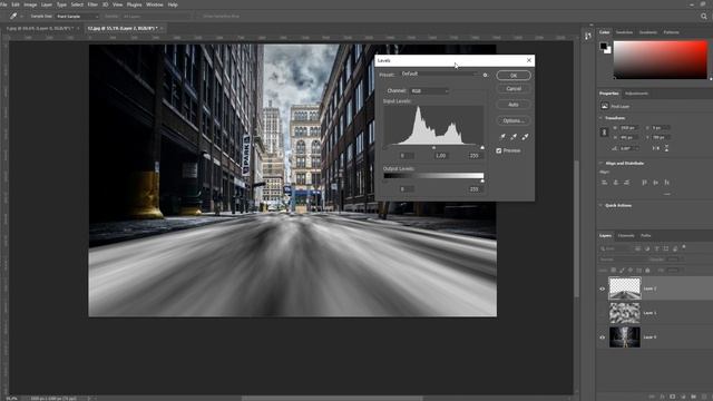 Как создать реалистичные лужи на фотографии в Photoshop смотреть онлайн