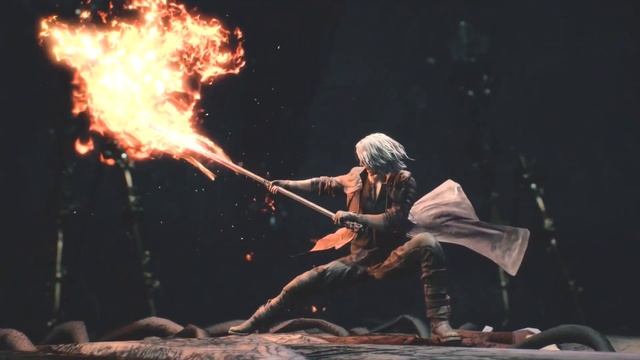 Dante Gets Bruce Lee's Nunchaku Weapon - Devil May cry 5 смотреть онлайн