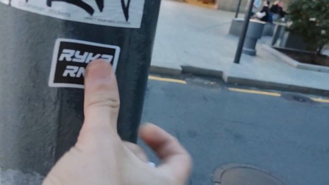 Stickerbombing Vlog / Стикербомбинг влог - граффити