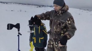 Использование электробура на зимней рыбалке