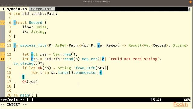 Rust Projects : An Introduction to Regex | packtpub.com смотреть онлайн