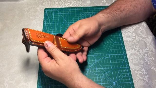 Переделка ножен для ножа «Бушкрафт», ножны дизайнерские, сложносоставные с аппликацией и тиснением смотреть онлайн