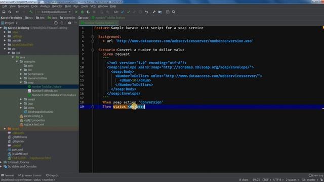 Karate | Testing a SOAP web service | example | AV смотреть онлайн