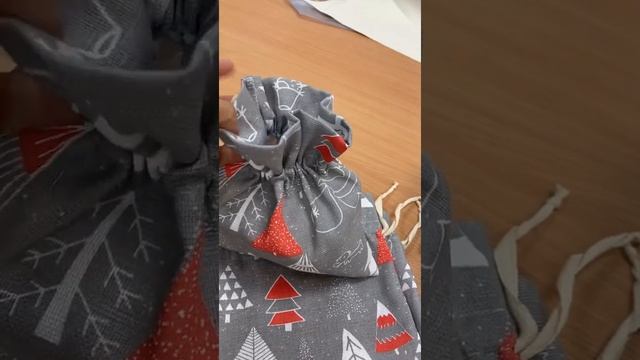 Мешочки для новогодних подарков ручной работы #новыйгод #подарки #новогодниеподарки #ручнаяработа