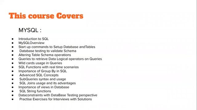 SQL Tutorial for Beginners - Course Overview смотреть онлайн