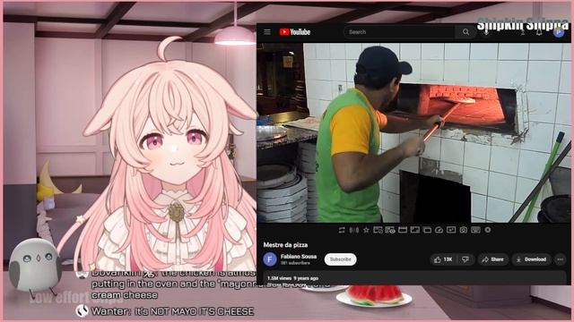 vtuber reacts to brazilian pizza смотреть онлайн