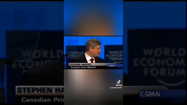 Harper praises Schwab at Davos 2010 смотреть онлайн