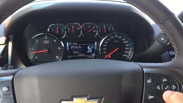 How To Reset Oil Life 2016 Chevrolet Suburban 2014-2017