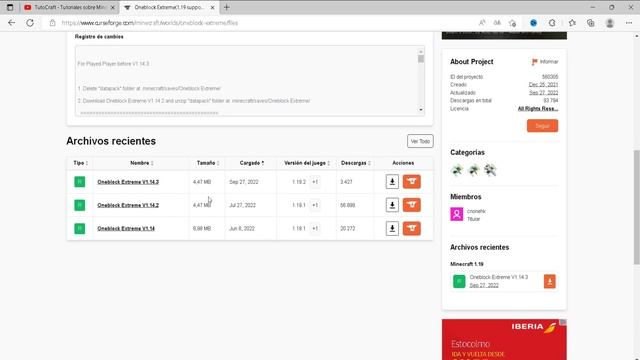 COMO DESCARGAR E INSTALAR SKYBLOCK ONEBLOCK PARA MINECRAFT 1.19.2 (ÚLTIMA VERSIÓN) 2022 ✅ смотреть онлайн