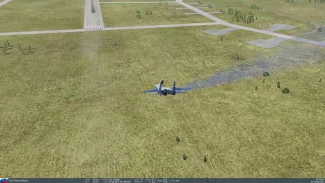 DCS World - SU-27 Flanker Aerobatic Practice смотреть онлайн
