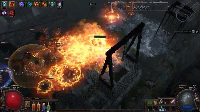 Elementalist Magma Orb + Incinerate Tier 7 Map clearing смотреть онлайн