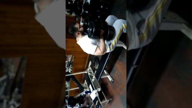 Жим гантелей 55кг смотреть онлайн